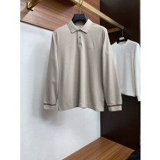 로로피아나 남성 카라 폴로 긴팔 티셔츠 001-279333