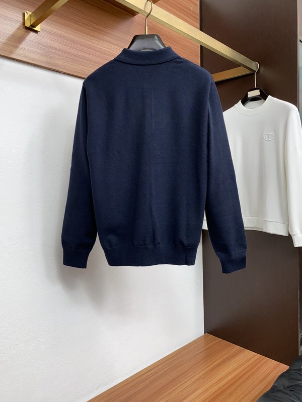 로로피아나 남성 라운드넥 울 스웨터 001-279337