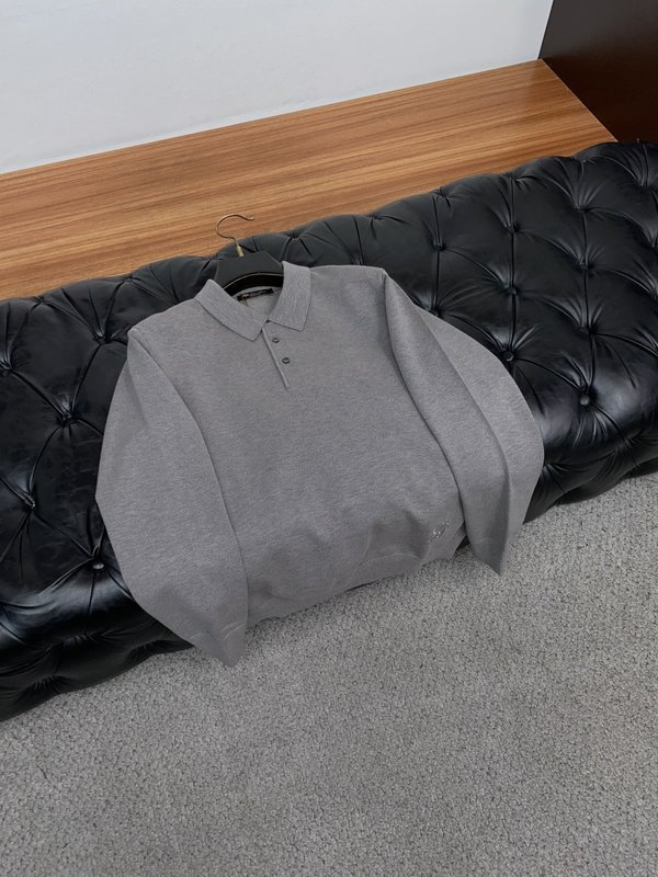 LP 로로피아나 남성 라운드넥 울 긴팔 스웨터 001-279339