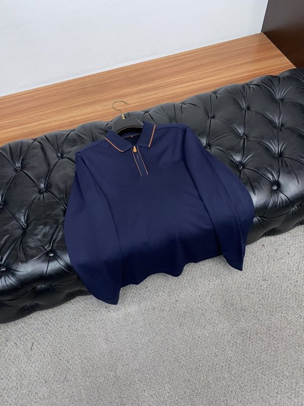 로로피아나 남성 폴로 긴팔 셔츠 001-279342