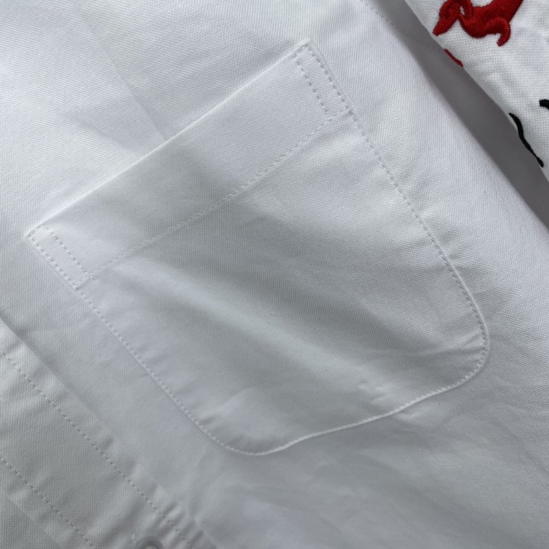 톰브라운 옥스포드 자수 강아지 셔츠 001-279355