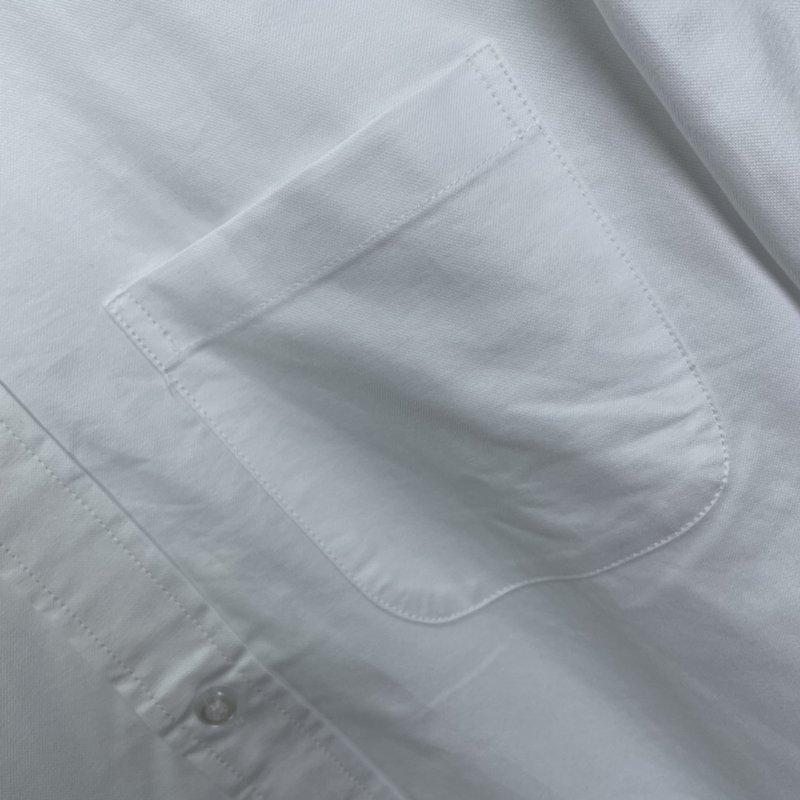 톰브라운 강아지 자수 썰매 패턴 셔츠 001-279356