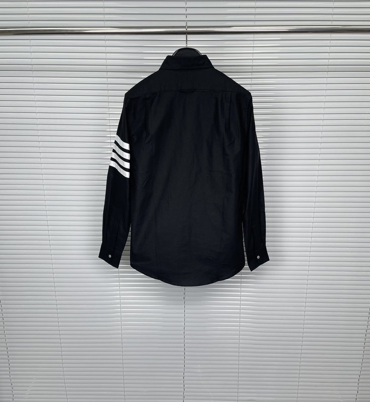 톰브라운 TB 네 줄 옥스포드 반팔 셔츠 001-279417
