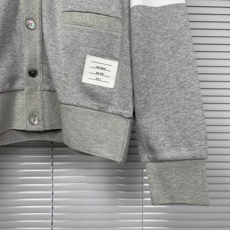 Thom Browne 클래식 가디건 회색 001-279511