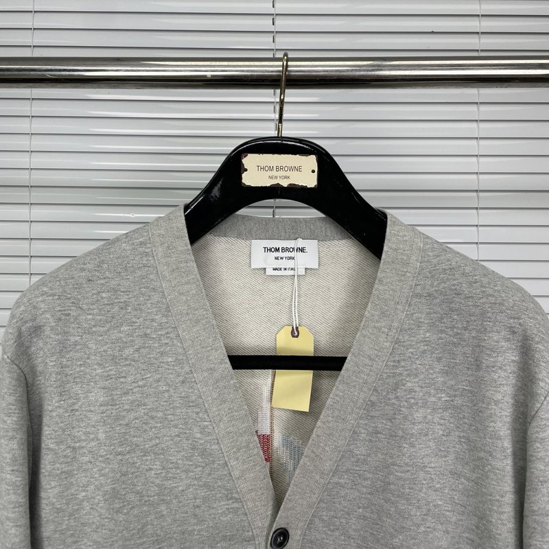 Thom Browne 클래식 가디건 회색 001-279511
