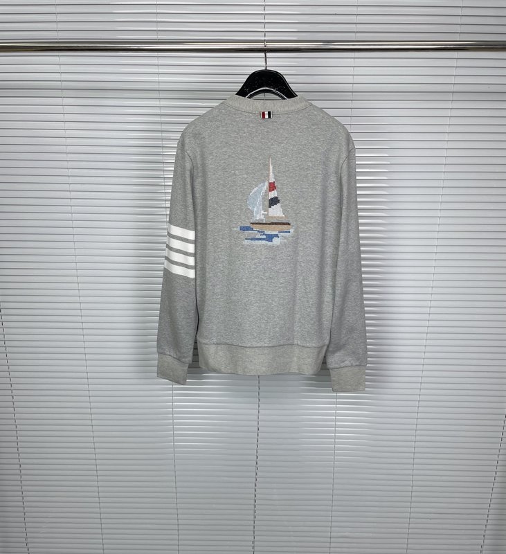Thom Browne 클래식 가디건 회색 001-279511