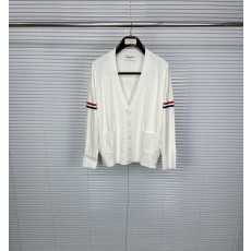 톰브라운 더블 슬리브 스트라이프 V넥 가디건 001-279514
