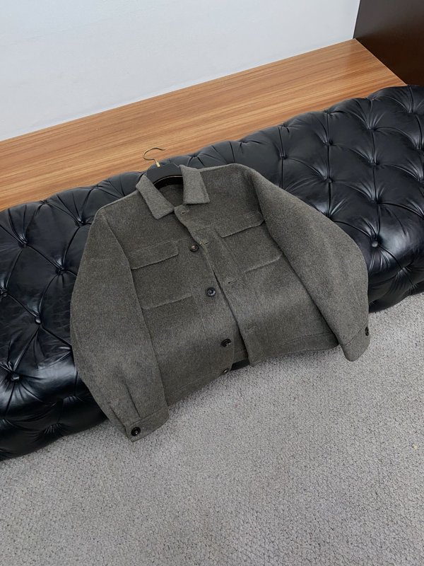 제냐 남성용 라펠 재킷 코트 001-279524