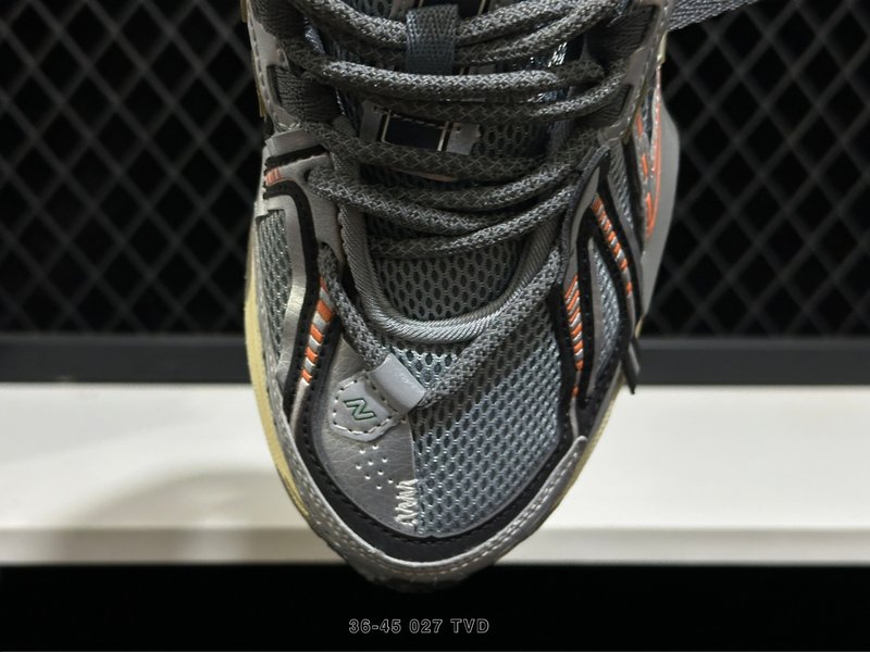New Balance 레트로 러닝화 그레이/옐로우 001-279624