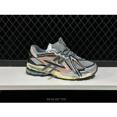 New Balance 레트로 러닝화 그레이/옐로우 001-279624