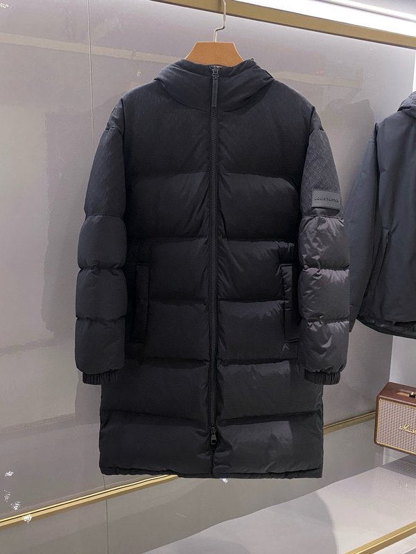 클래식 남성용 경량 후드 다운 재킷 001-279945