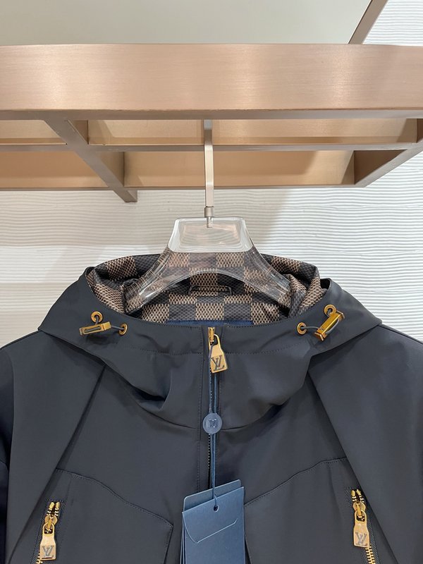 LV 히트 다운 패딩 남녀공용 블랙 001-279951