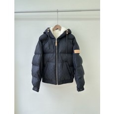 LV 스키 시리즈 다크 패턴 프린트 다운 재킷 001-279968