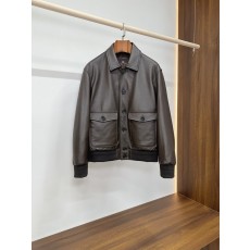 Loro Piana 클래식 양가죽 플라이트 재킷 001-280077