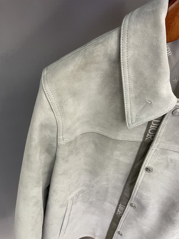 Dior 디오 스웨이드 양가죽 워크 재킷 001-280096