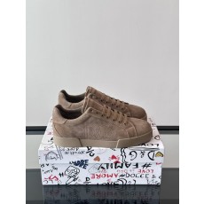D&G 남성 레이스업 가죽 캐주얼 스니커즈 001-280216
