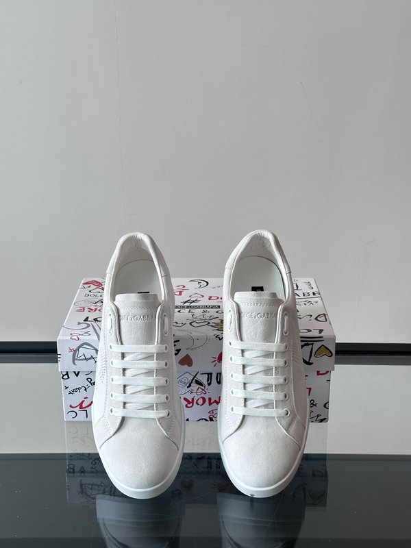 D&G 남성 레이스업 가죽 스니커즈 001-280217