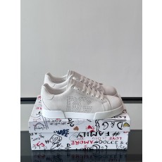 D&G 남성 레이스업 가죽 스니커즈 001-280217