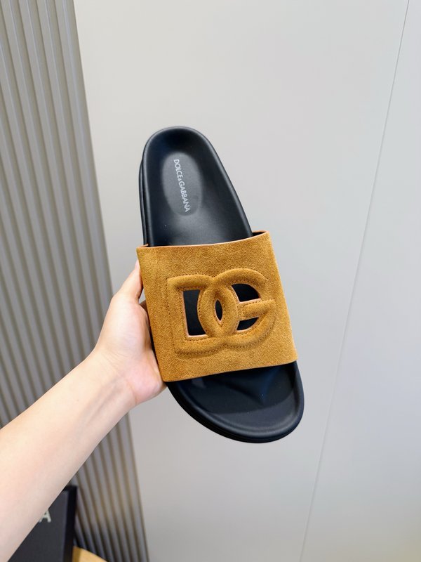 D&G 송아지가죽 남성 슬리퍼 001-280233