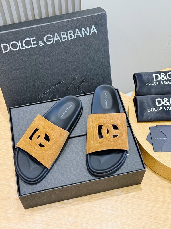 D&G 송아지가죽 남성 슬리퍼 001-280233