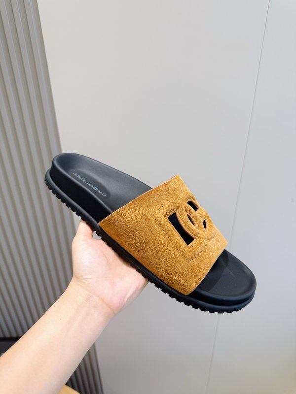 D&G 송아지가죽 남성 슬리퍼 001-280233