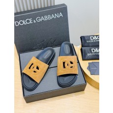 D&G 송아지가죽 남성 슬리퍼 001-280233