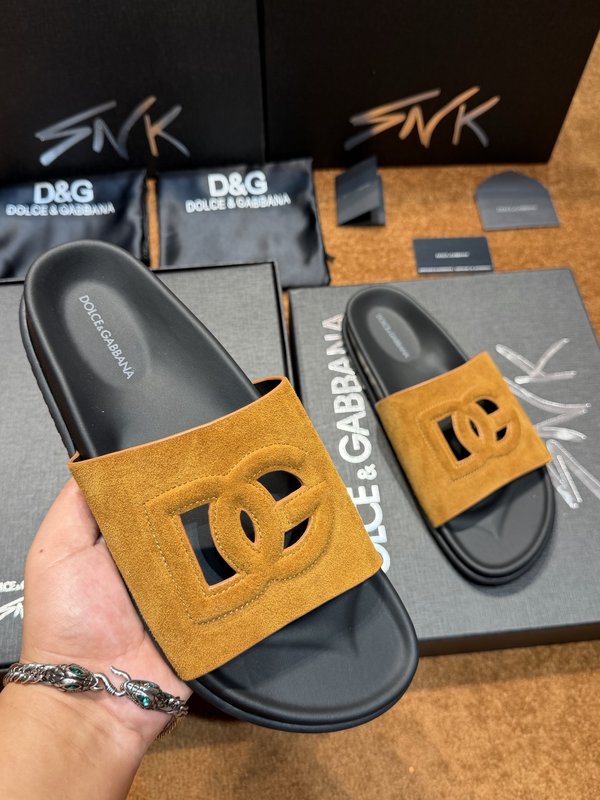 D&G 소가죽 남성 슬리퍼 001-280234