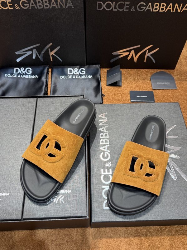 D&G 소가죽 남성 슬리퍼 001-280234