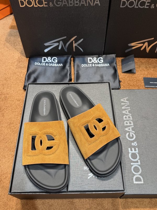 D&G 소가죽 남성 슬리퍼 001-280234