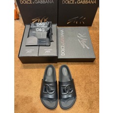 D&G 송아지 가죽 남성 슬리퍼 001-280261