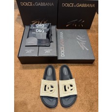 D&G 송아지 가죽 남성 슬리퍼 001-280262