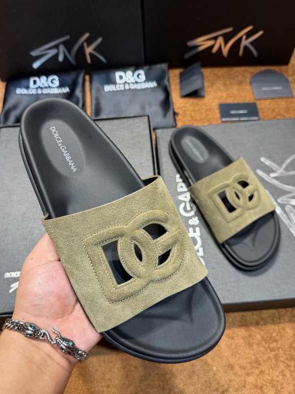 D&G 송아지가죽 남성 슬리퍼 001-280264