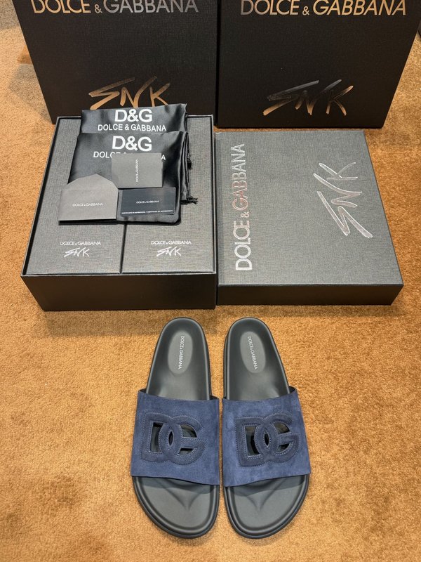 D&G 송아지가죽 남성 슬리퍼 001-280263