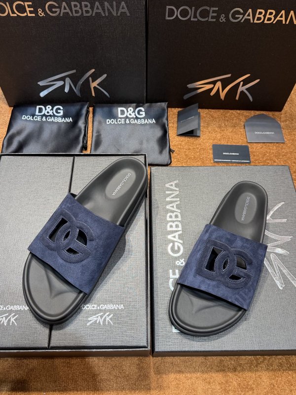 D&G 송아지가죽 남성 슬리퍼 001-280263