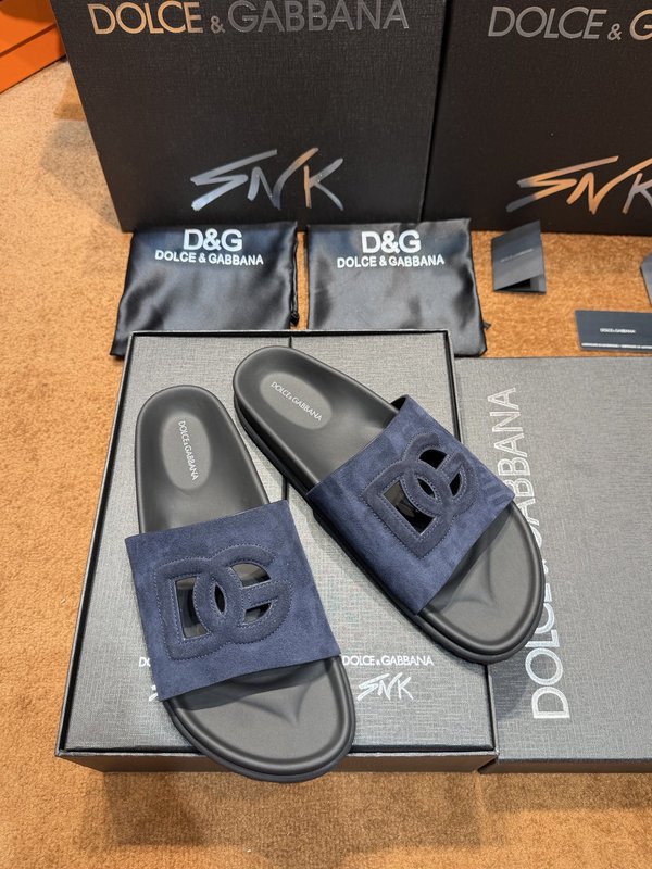 D&G 송아지가죽 남성 슬리퍼 001-280263