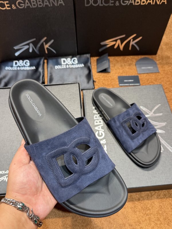 D&G 송아지가죽 남성 슬리퍼 001-280263