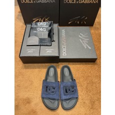 D&G 송아지가죽 남성 슬리퍼 001-280263