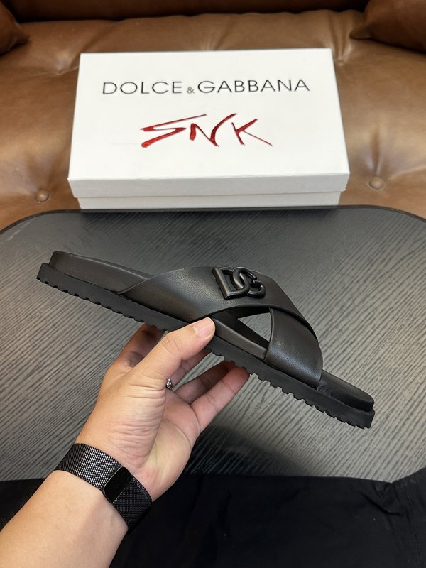 D&G 남성용 소가죽 슬리퍼 001-280288