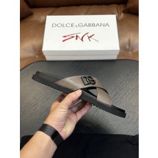 D&G 남성용 가죽 슬리퍼 001-280292
