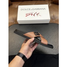 D&G 남성용 가죽 슬리퍼 001-280293