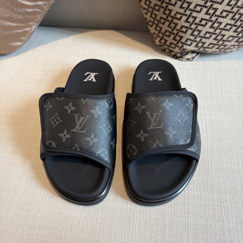 LV 버거 슬리퍼 블랙 001-280493