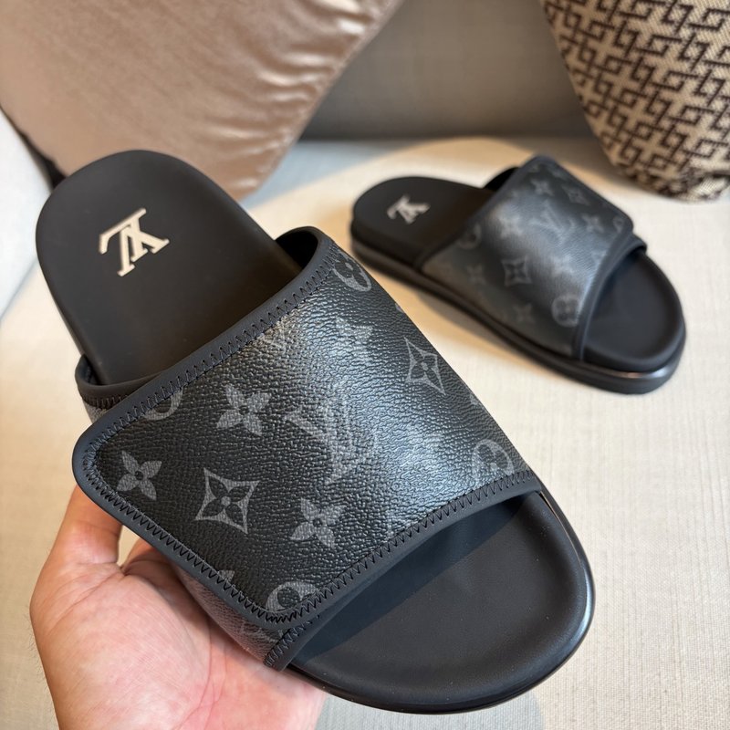 LV 버거 슬리퍼 블랙 001-280493