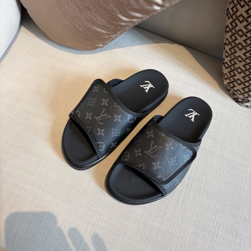 LV 버거 슬리퍼 블랙 001-280493