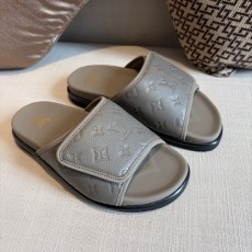 루이비통 빵 슬리퍼 회색 검정 001-280494