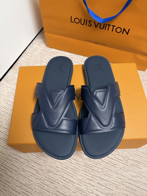 LV 남성 엠보싱 슬리퍼 001-280497