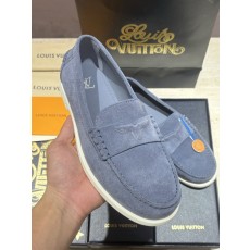 LV 스웨이드 송아지가죽 로퍼 001-280560
