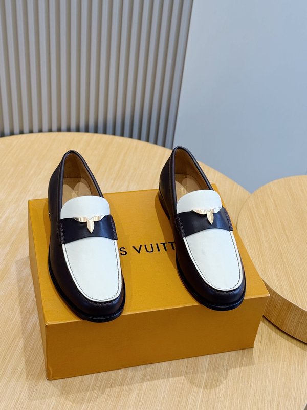 LV 수제 로퍼 천연가죽 밑창 001-280582