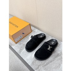 루이비통 스웨이드 뮬 반슬리퍼 001-280717