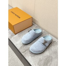 루이비통 스웨이드 뮬 슬리퍼 001-280723