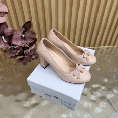 디올 D-발레 리본 발레리나 하이힐 001-281080